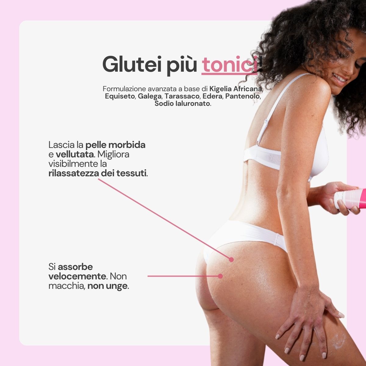 Crema tonificante e rimodellante Glutei