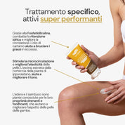 Crema snellente e drenante gambe