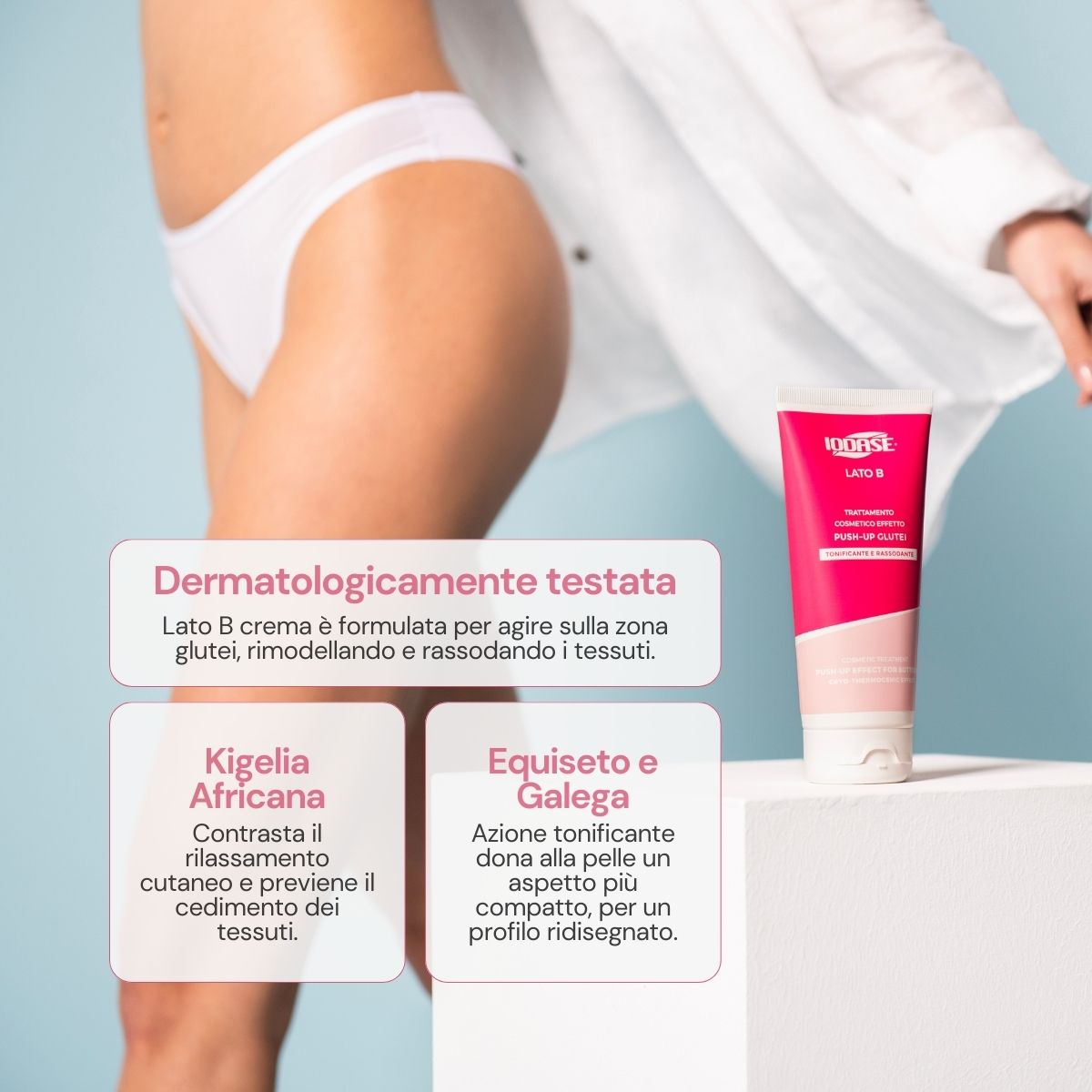 Straffende und formende Creme für das Gesäß