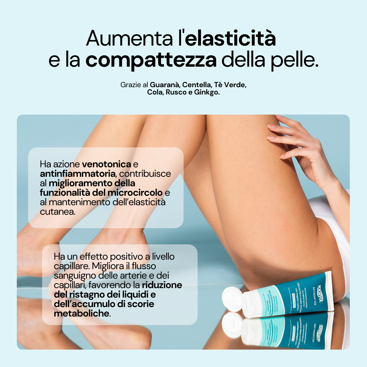 Cellulite-Creme mit frischem Effekt