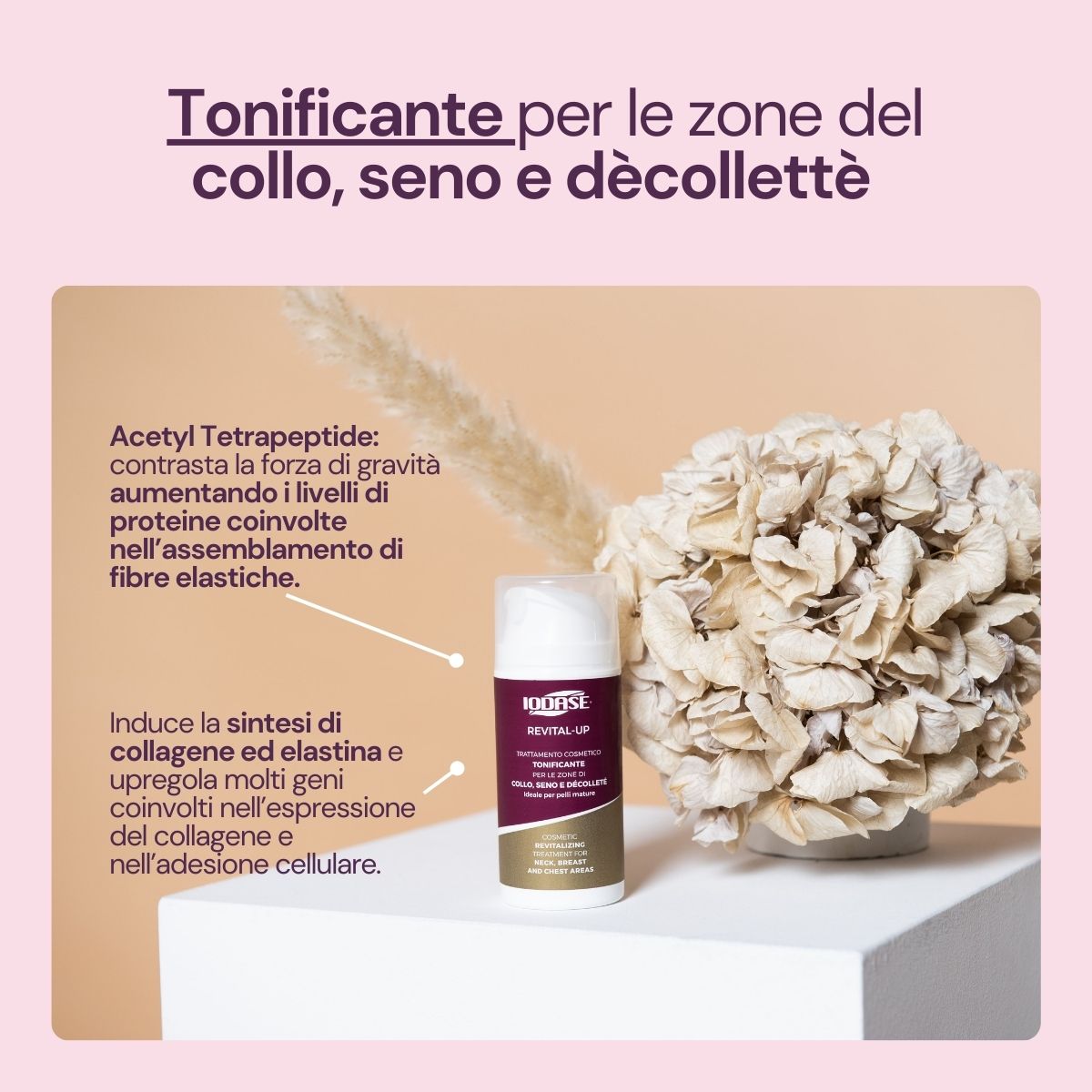 Tonisierende Creme für Hals und Dekolleté