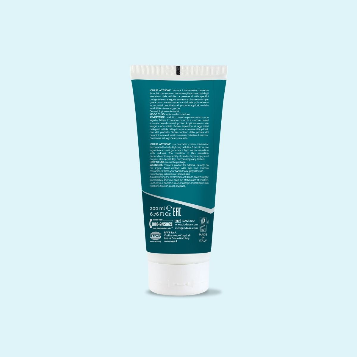 Warm effect cellulite cream