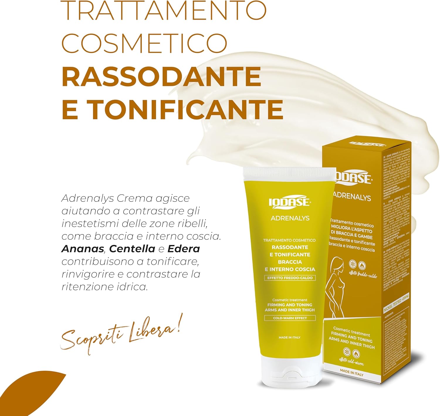 Crema rassodante braccia ed interno coscia