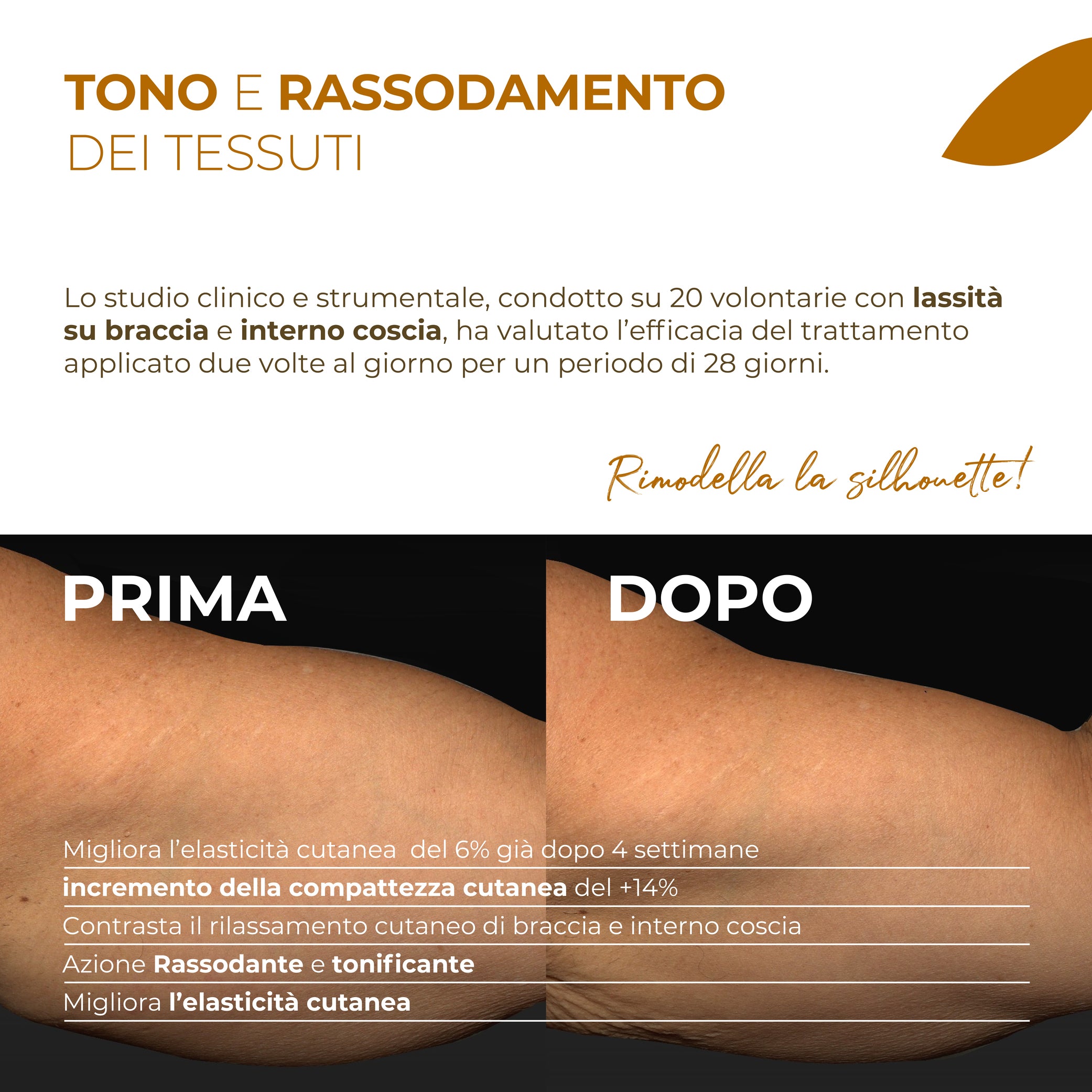 Straffende Creme für Arme und Innenseiten der Oberschenkel