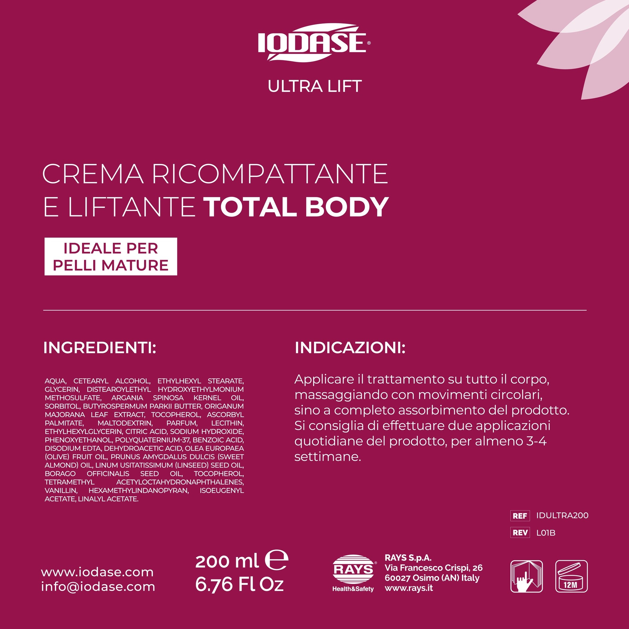 Recompacting body cream