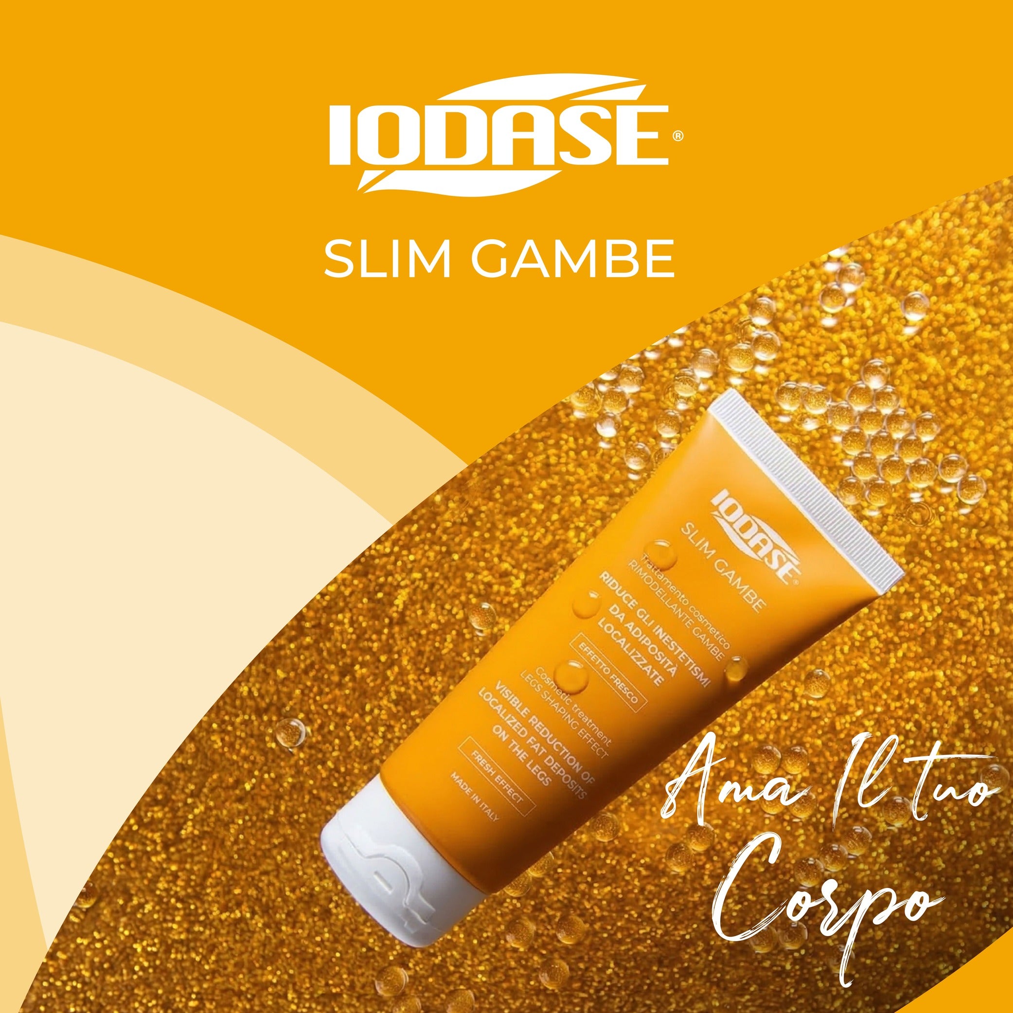 Slimming and draining leg cream