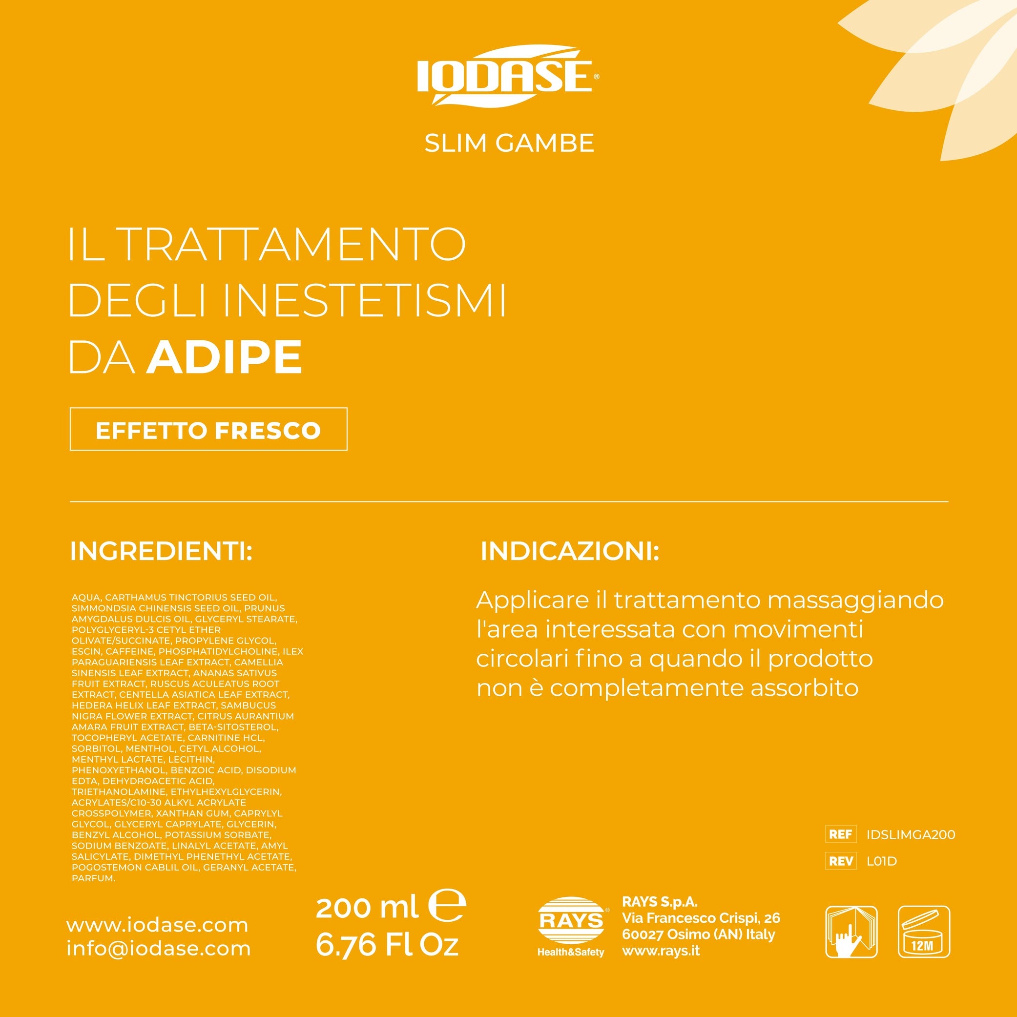 Schlankmachende und entwässernde Beincreme